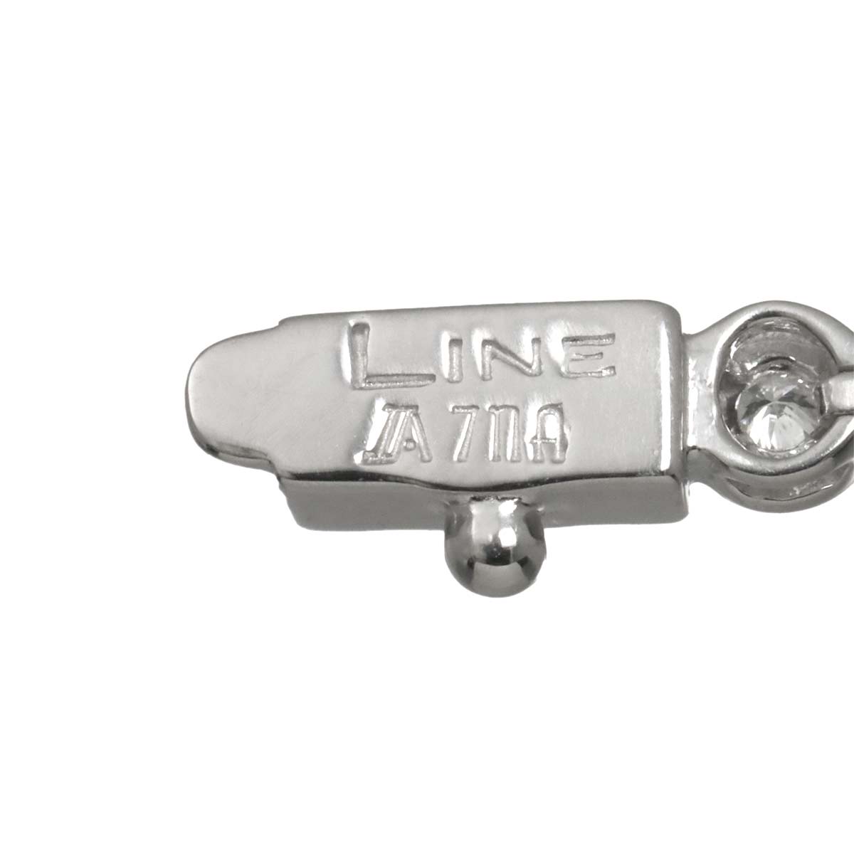 LINE Diamond 1.50ct Bracelet 18K White Gold 750