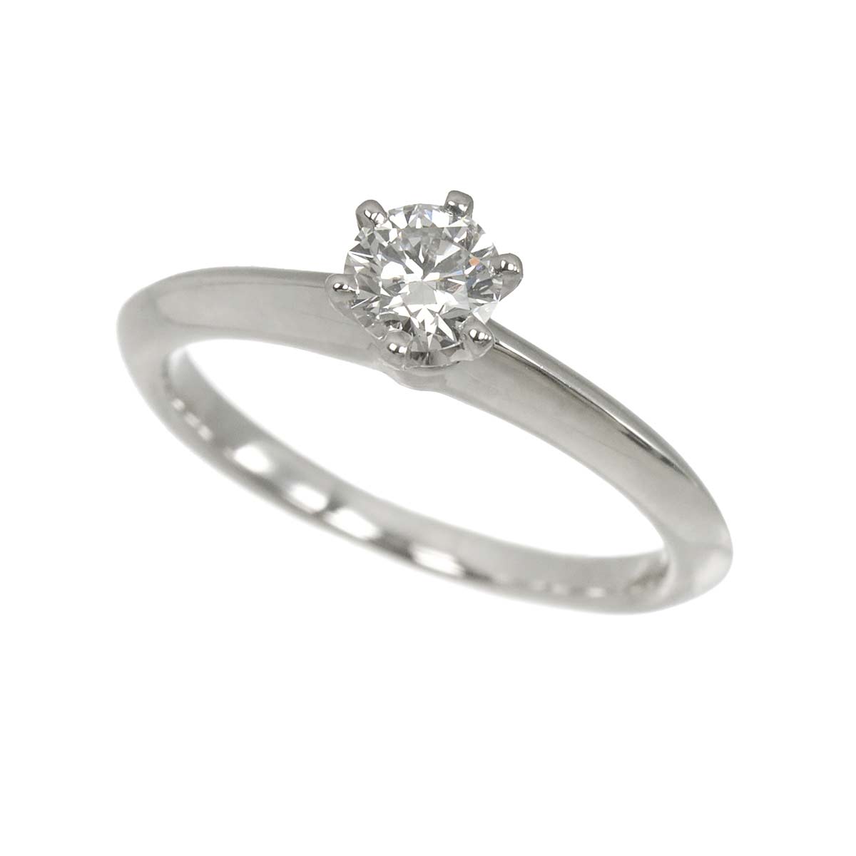 Diamond 0.31ct Ring Pt 4(US)