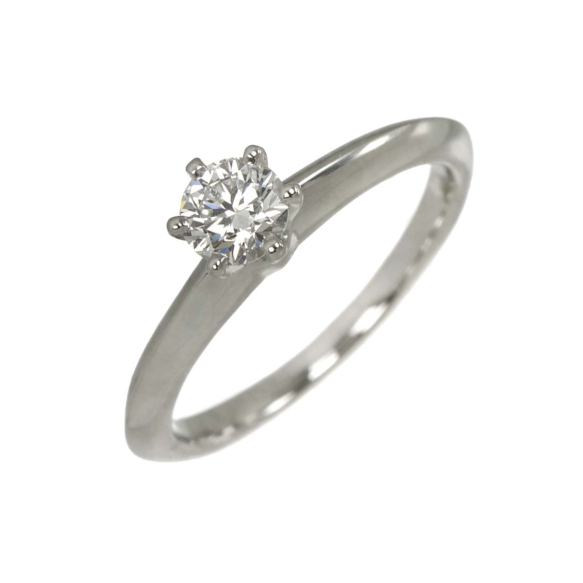 Diamond 0.31ct Ring Pt 4(US)