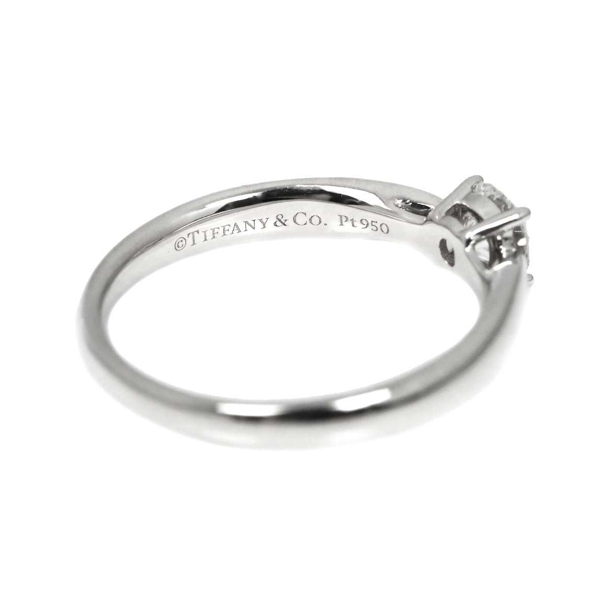 Harmony Ring Diamond 0.32ct Pt Platinum size4.5(US)