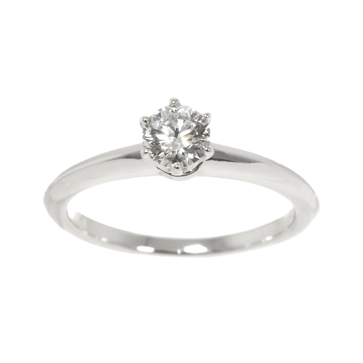 Diamond 0.43ct Ring Pt Platinum Size5.75-6(US)
