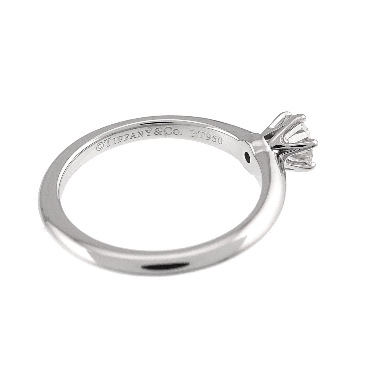 Diamond 0.43ct Ring Pt Platinum Size5.75-6(US)