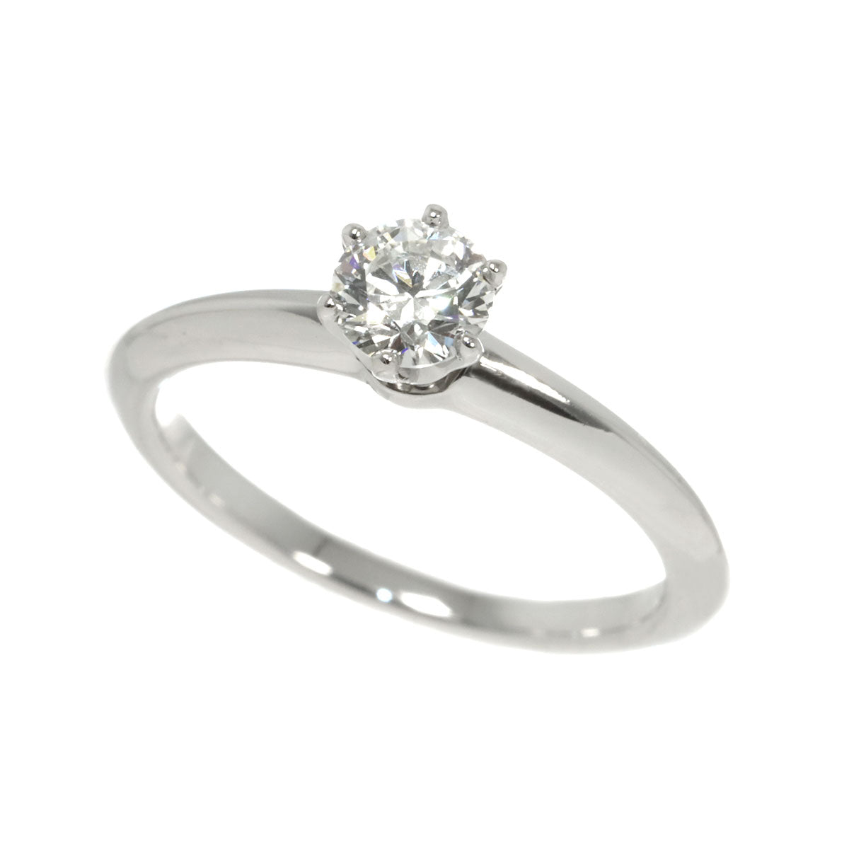 Diamond 0.43ct Ring Pt Platinum Size5.75-6(US)