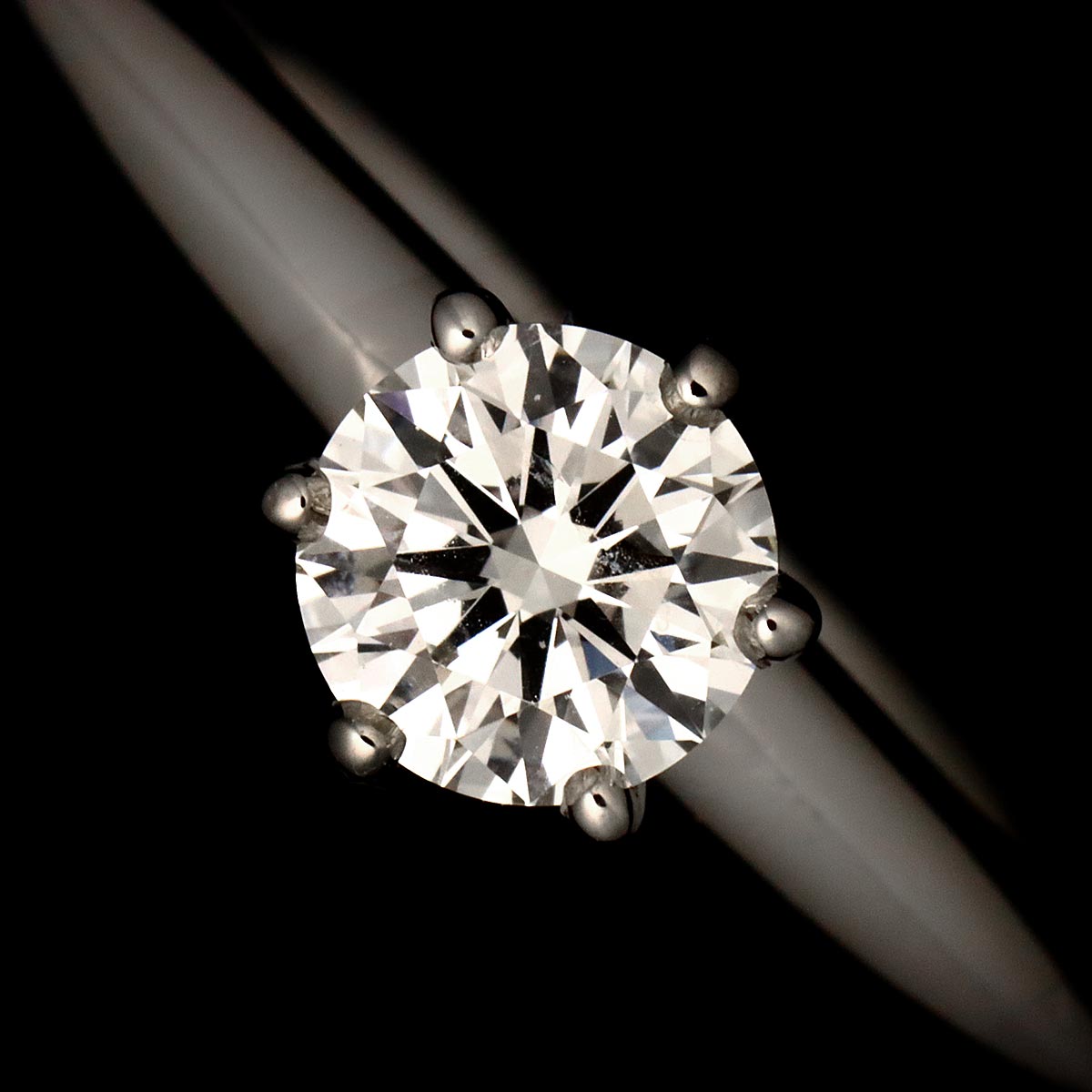 Diamond 0.43ct Ring Pt Platinum Size5.75-6(US)