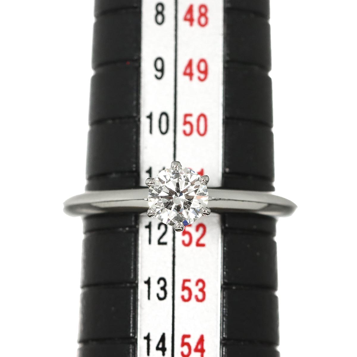 Diamond 0.43ct Ring Pt Platinum Size5.75-6(US)