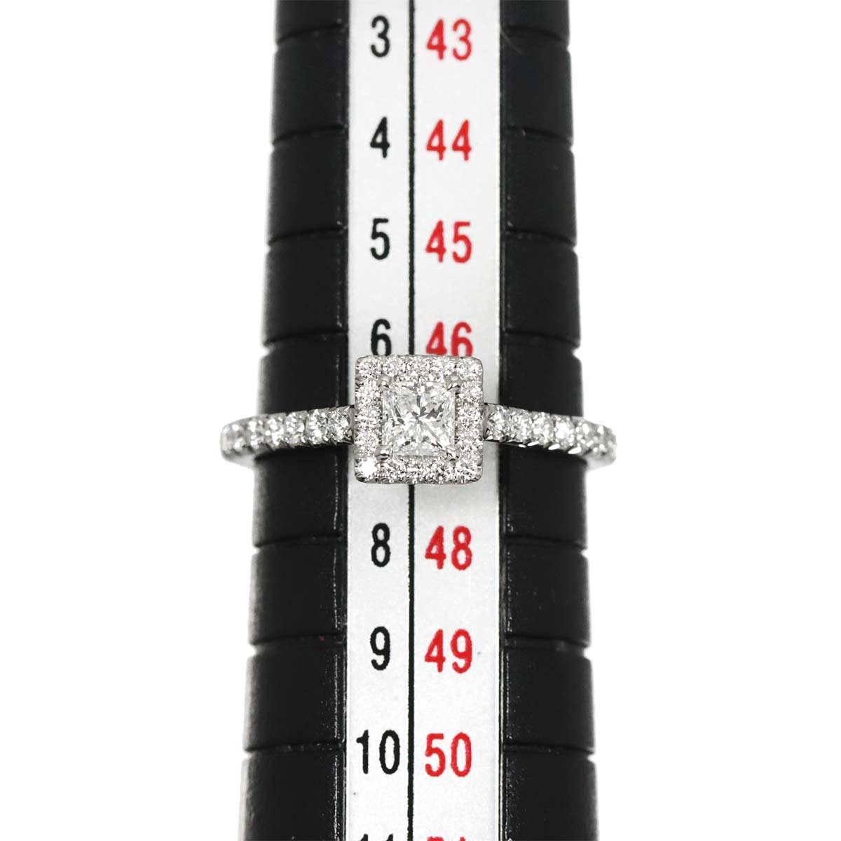 Diamond 0.19ct F/VS1 Ring Pt Platinum Size3.75-4(US)