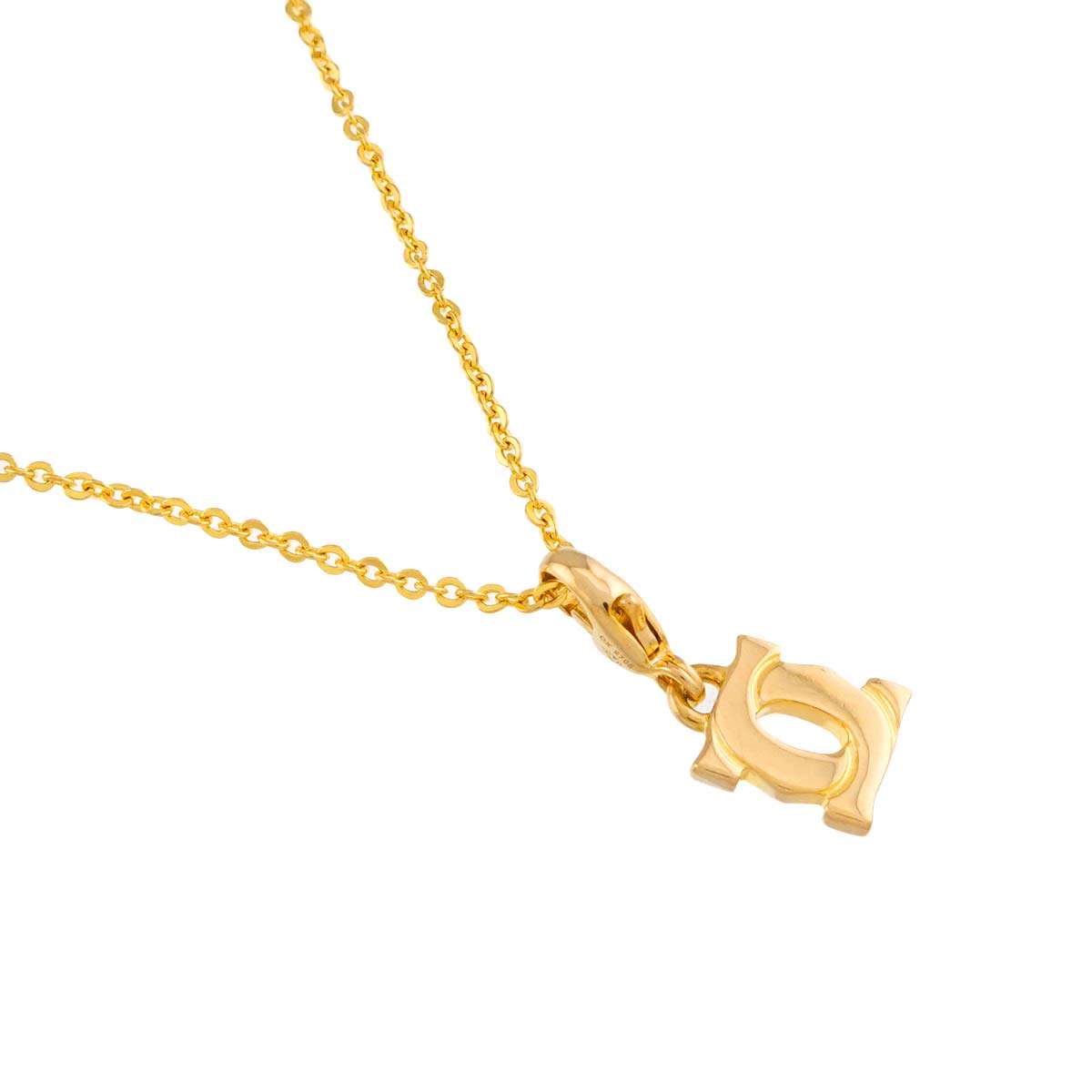 2C Charm Necklace 18K YG Yellow Gold 750