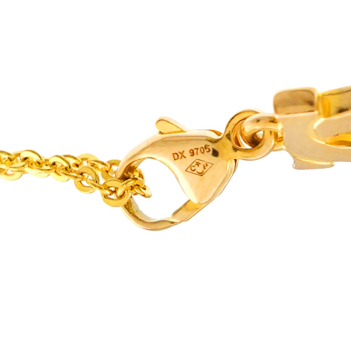 2C Charm Necklace 18K YG Yellow Gold 750