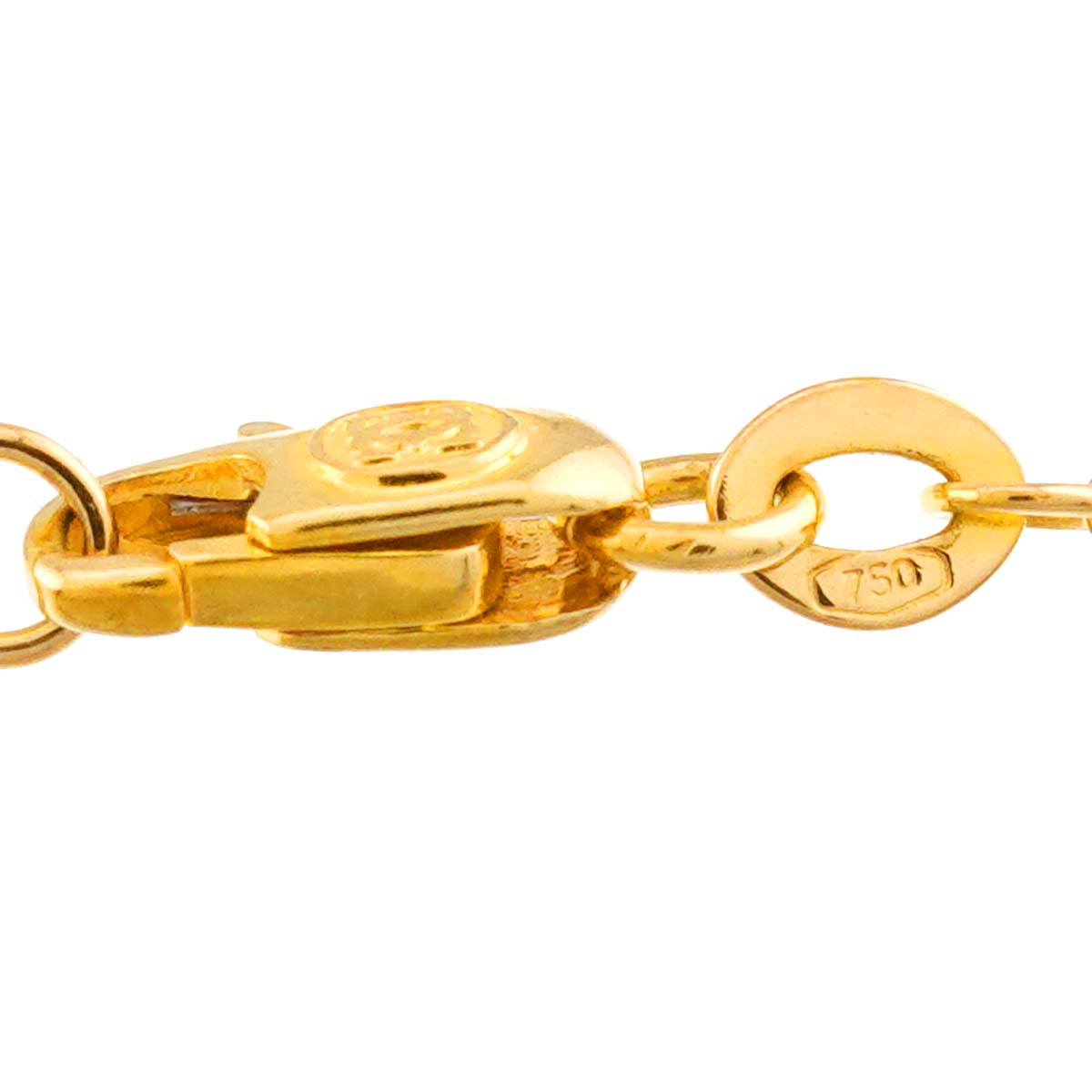 2C Charm Necklace 18K YG Yellow Gold 750