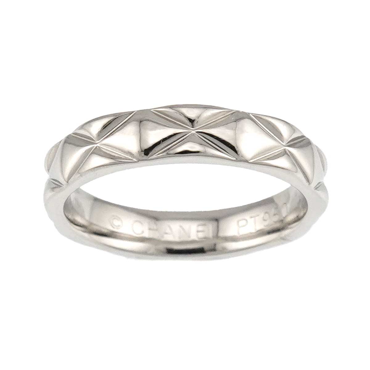 Matelasse Ring Pt Platinum size46 3.25-3.75(US)