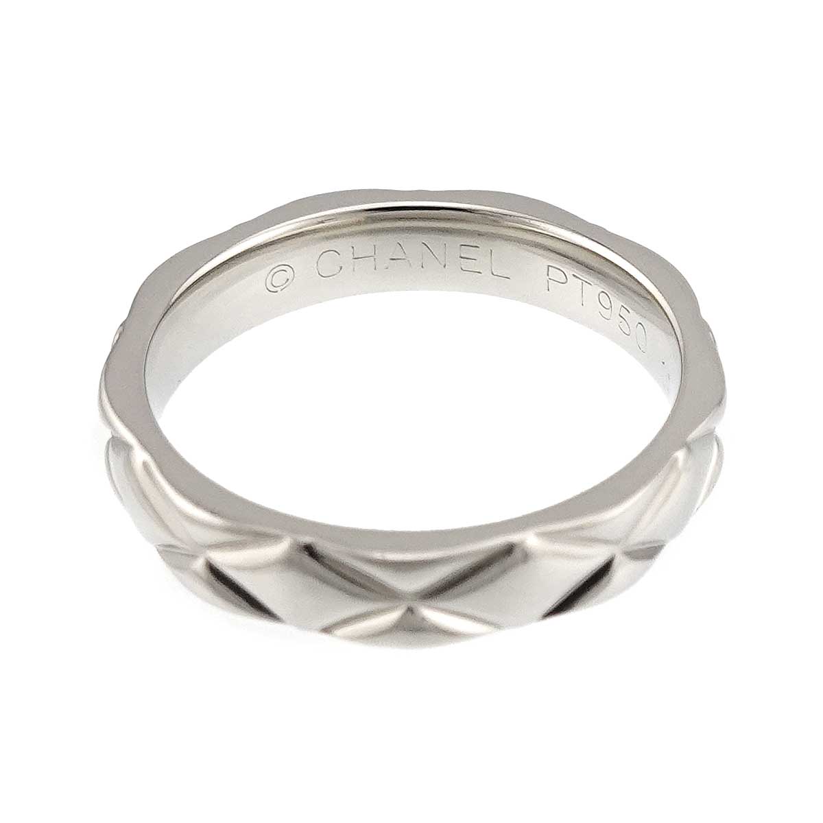 Matelasse Ring Pt Platinum size46 3.25-3.75(US)