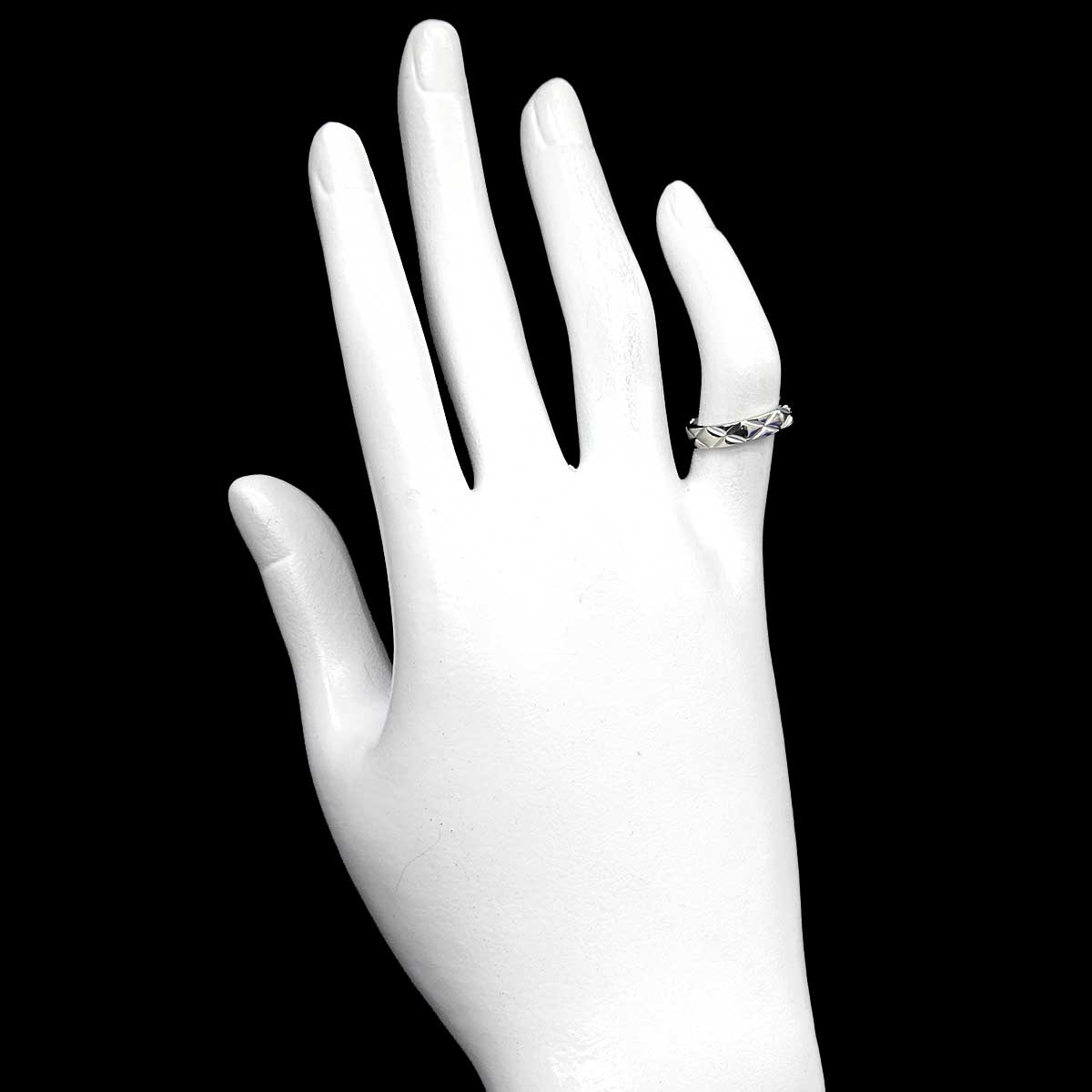 Matelasse Ring Pt Platinum size46 3.25-3.75(US)