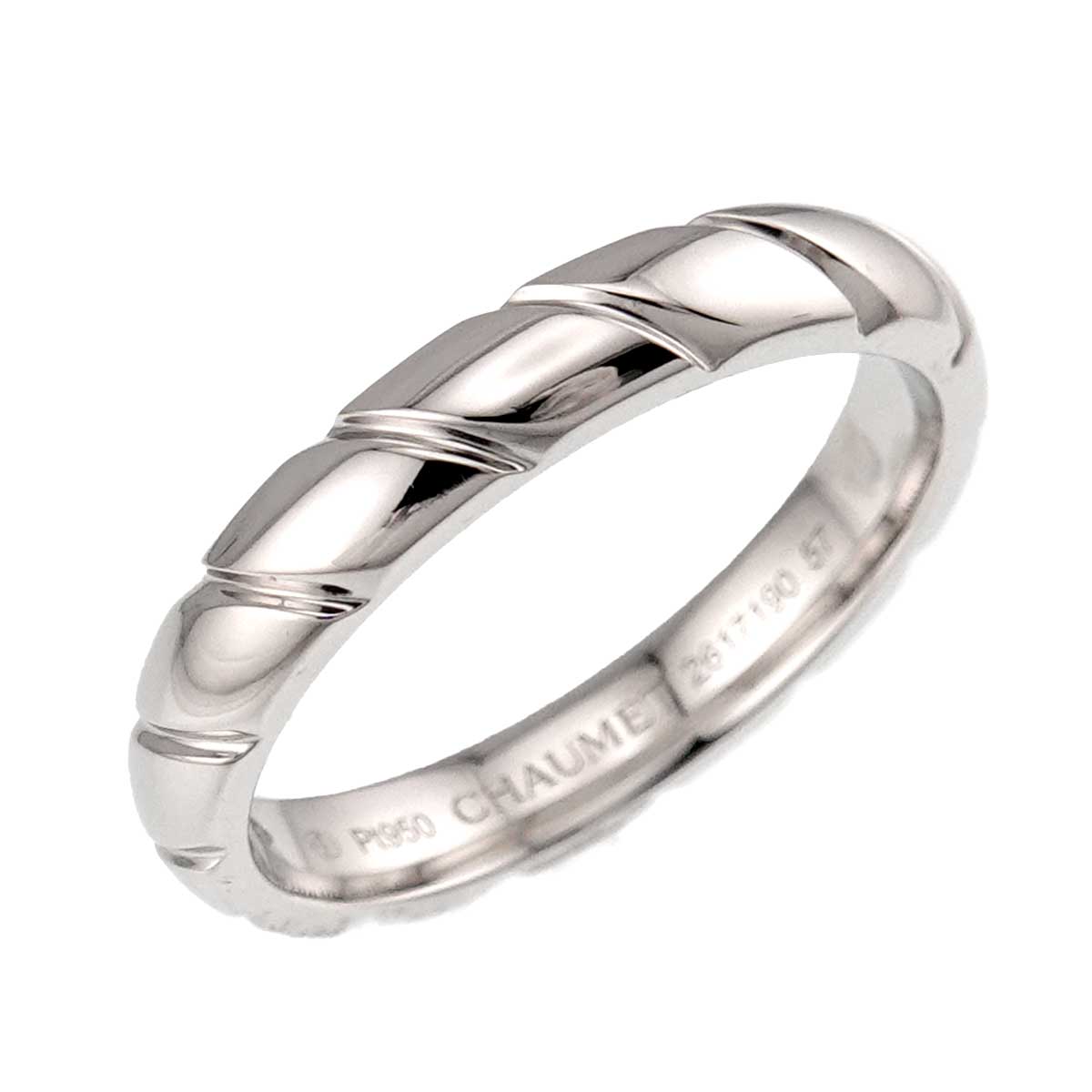 Torsade Ring Platinum size57 7.5-7.75(US)
