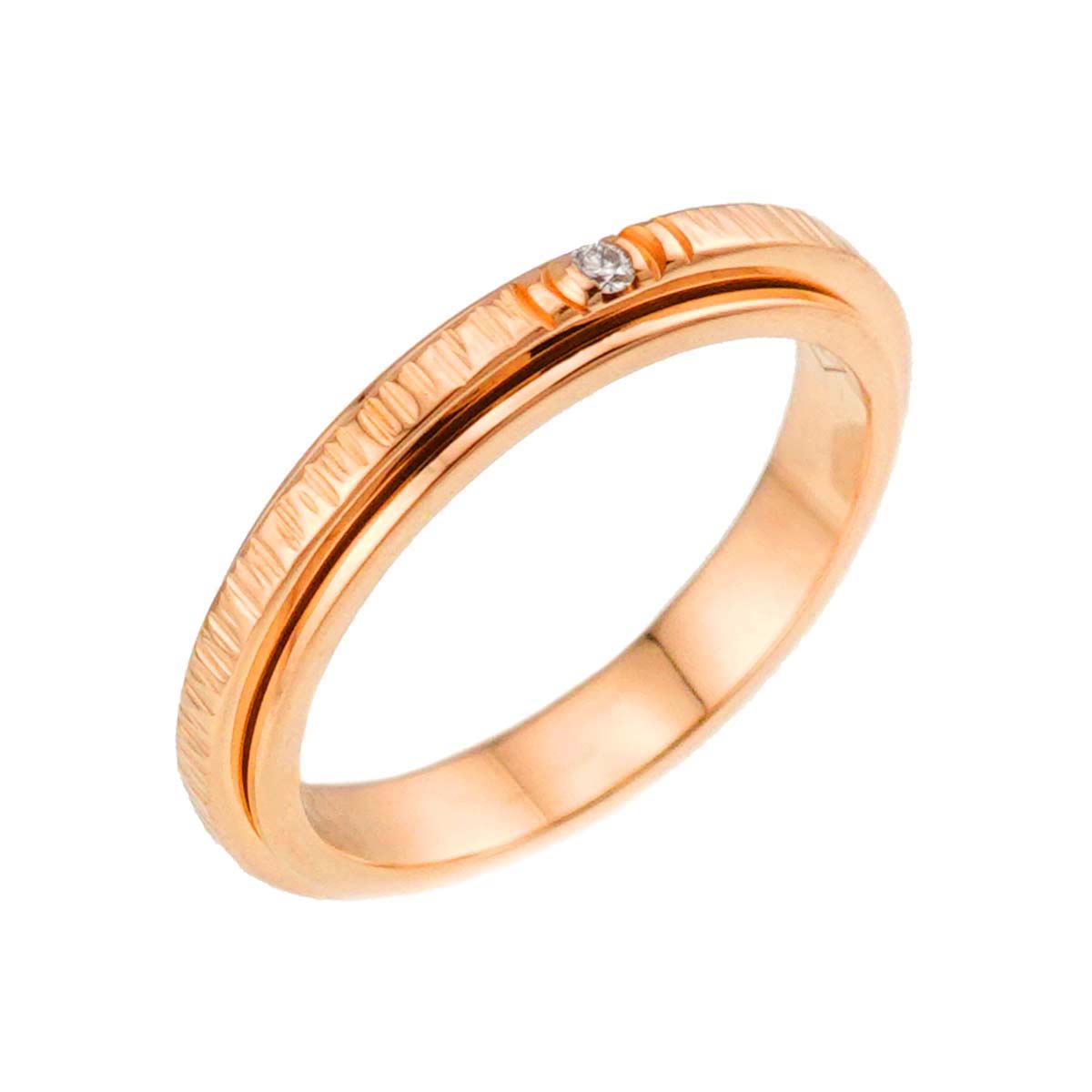 Possession Diamond Ring 18K Pink Gold 750 Size44 2.75-3(US)
