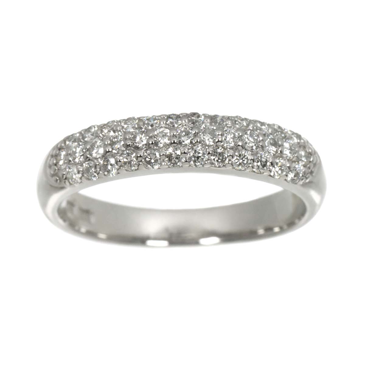 Diamond 0.40ct Ring 18K WG 750 Size5.25(US)