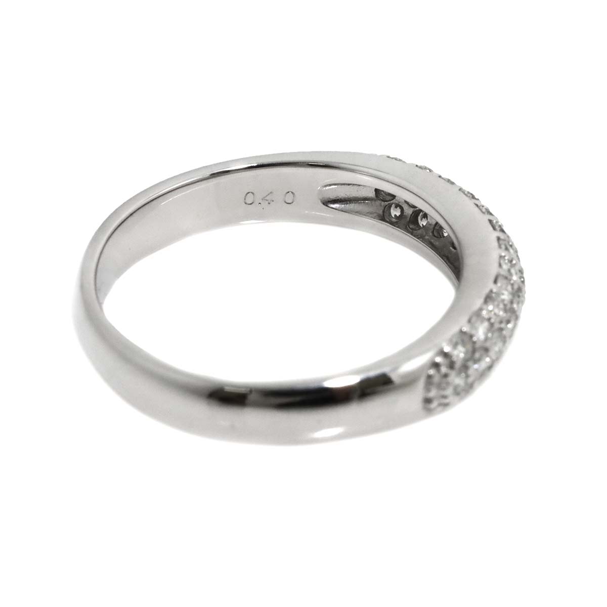 Diamond 0.40ct Ring 18K WG 750 Size5.25(US)