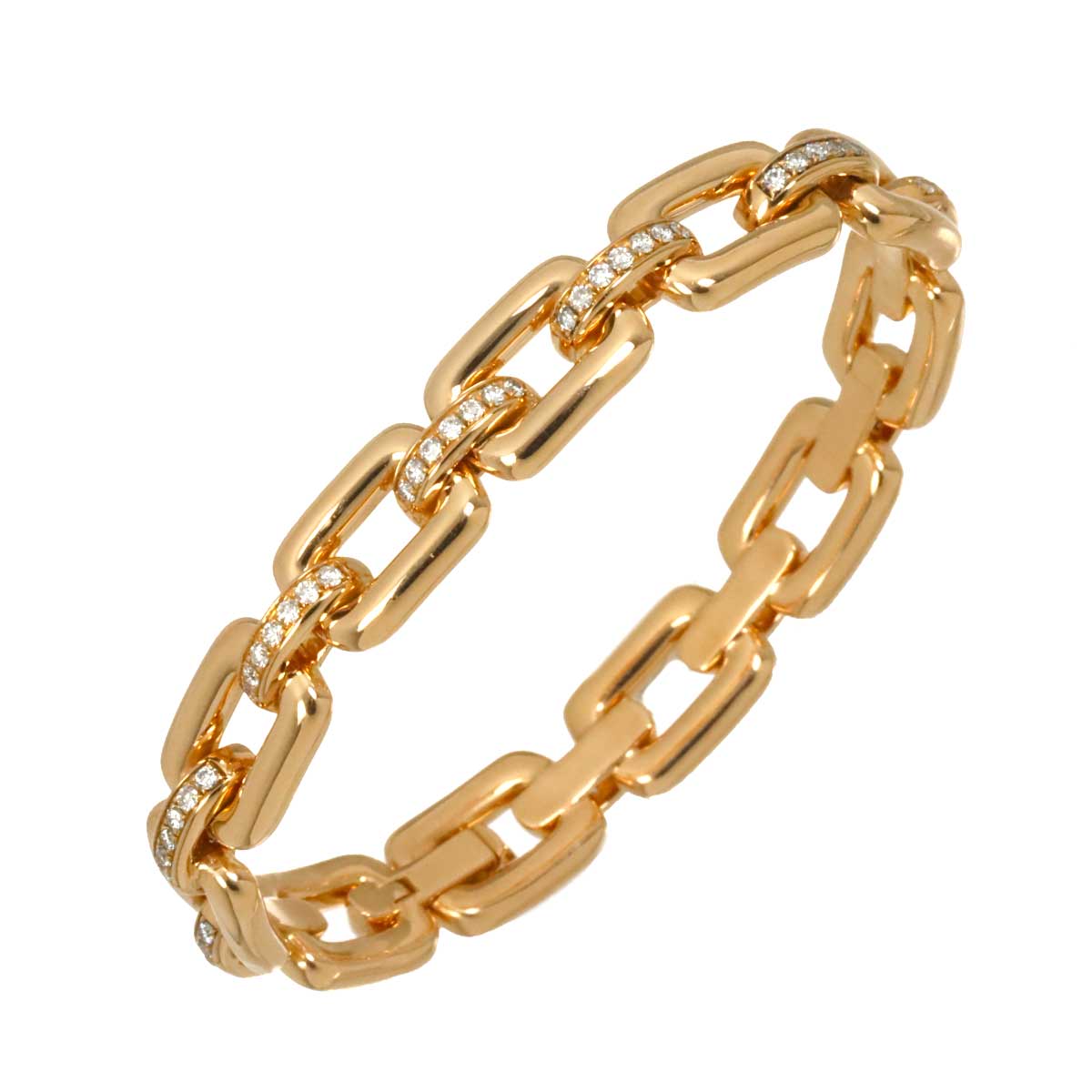 Diamond Bracelet 18K Pink Gold 750 sizeS