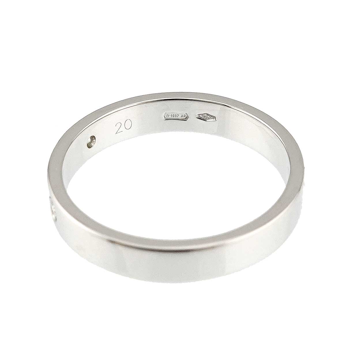 ICON Ring Diamond 18K WG White Gold 750 size20 8.75-9(US)