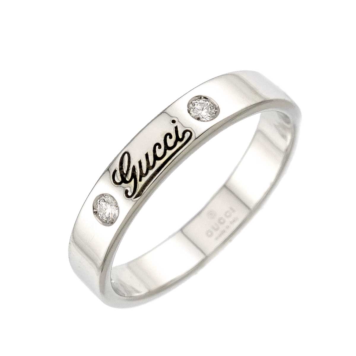 ICON Ring Diamond 18K WG White Gold 750 size20 8.75-9(US)