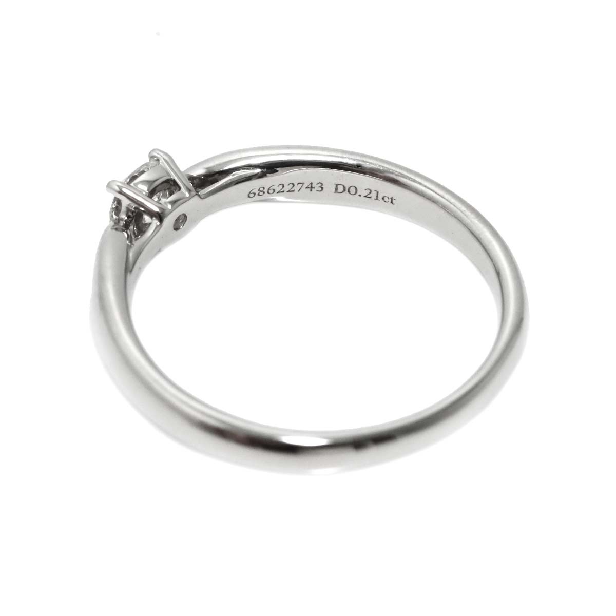 Harmony Ring Diamond 0.21ct Pt Platinum size5.75-6(US)