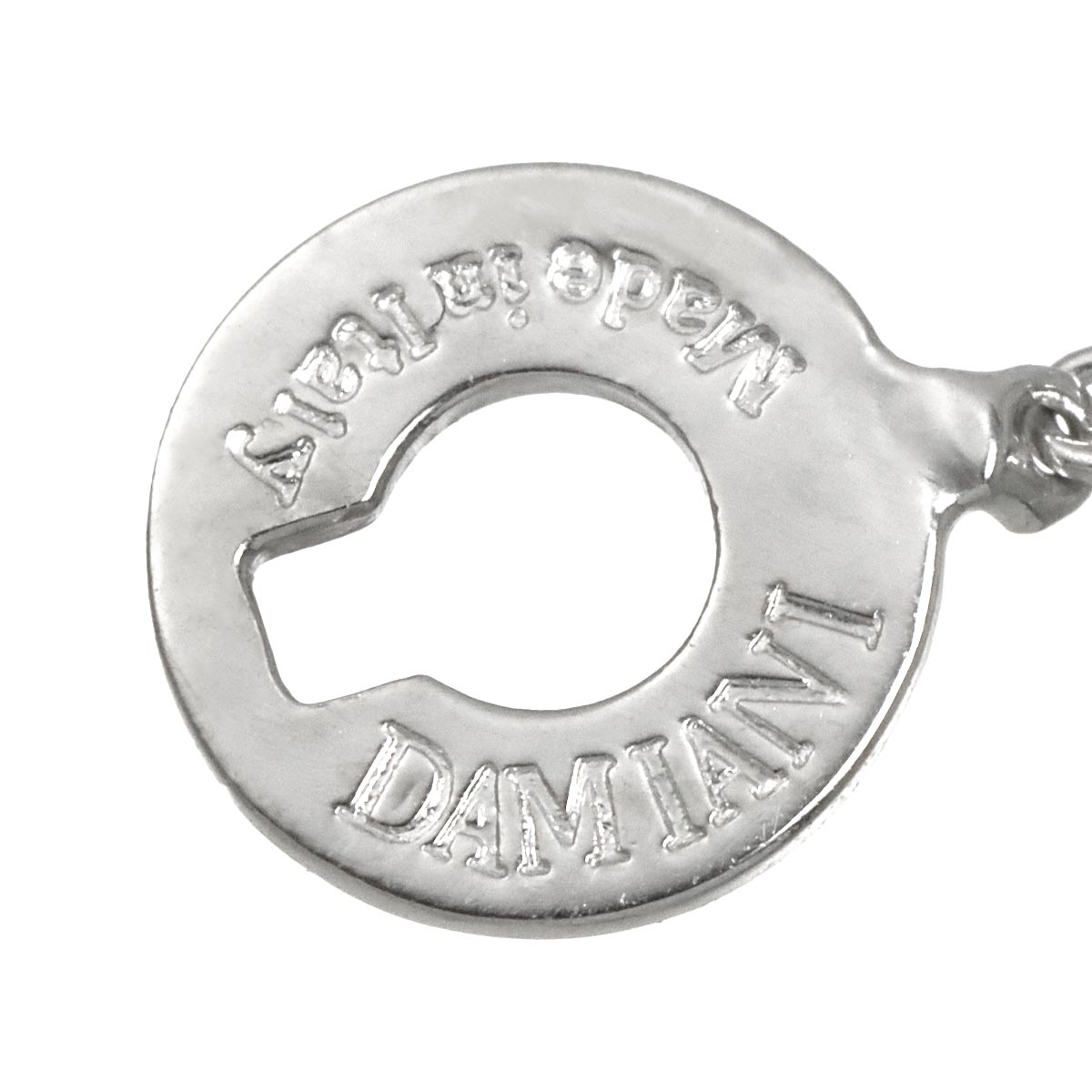 D-SIDE Onyx Diamond Necklace 18K White Gold 750
