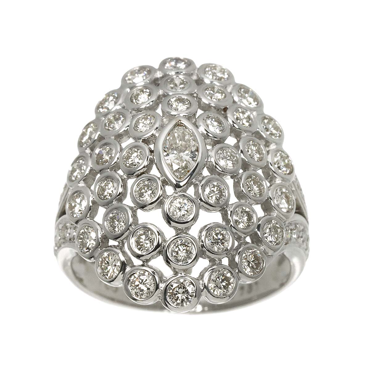 Diamond 0.15ct/1.31ct Ring Pt Platinum size6(US)