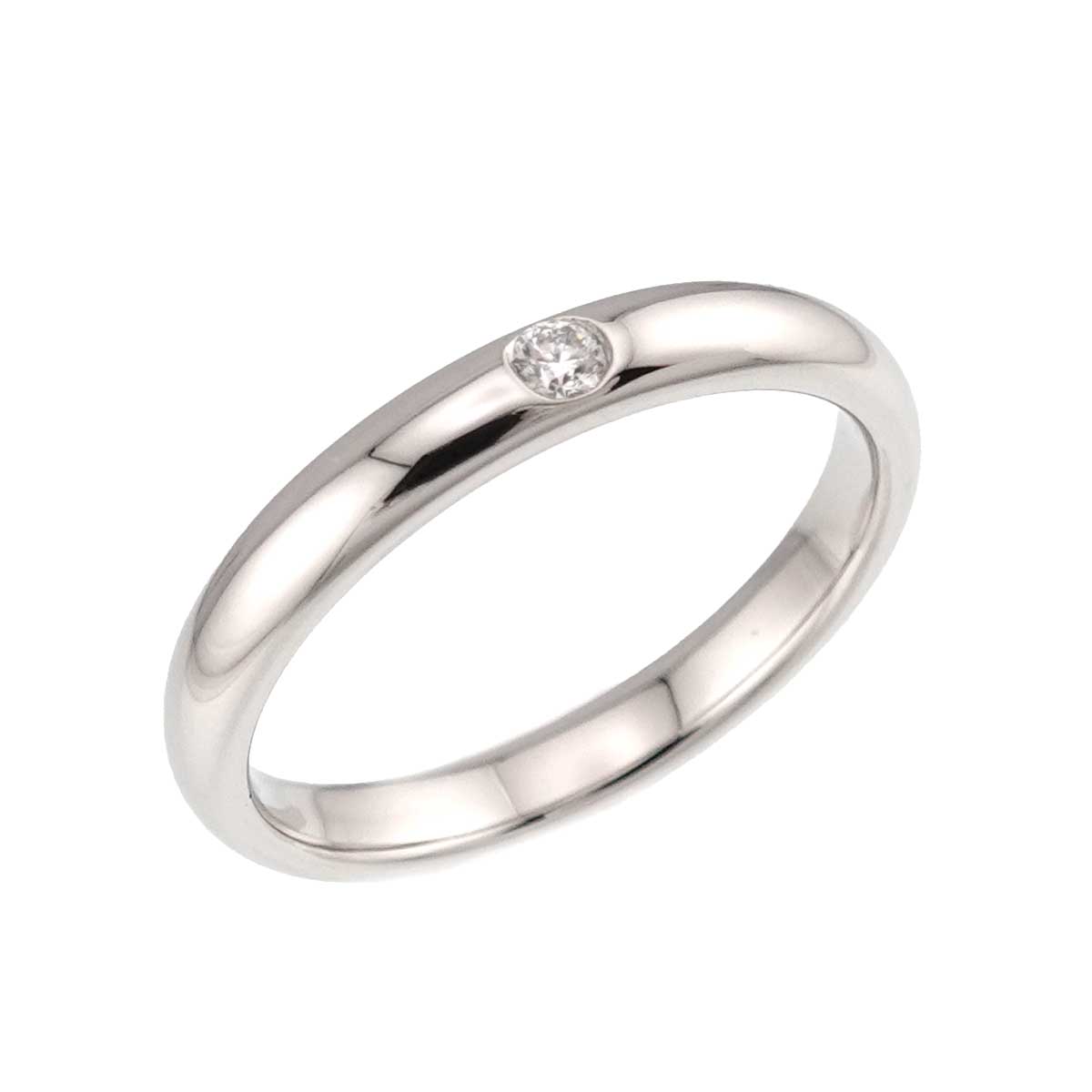 Diamond Ring Pt Platinum size6.75(US)