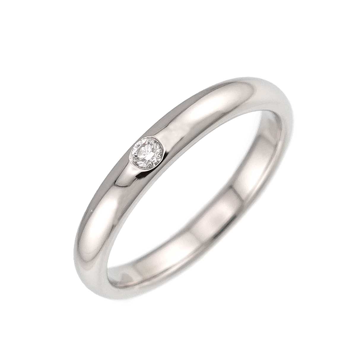 Diamond Ring Pt Platinum size6.75(US)