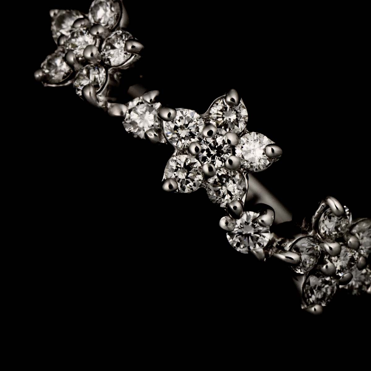 Diamond 0.30ct Ring 18K WG 750 Size5.25(US)