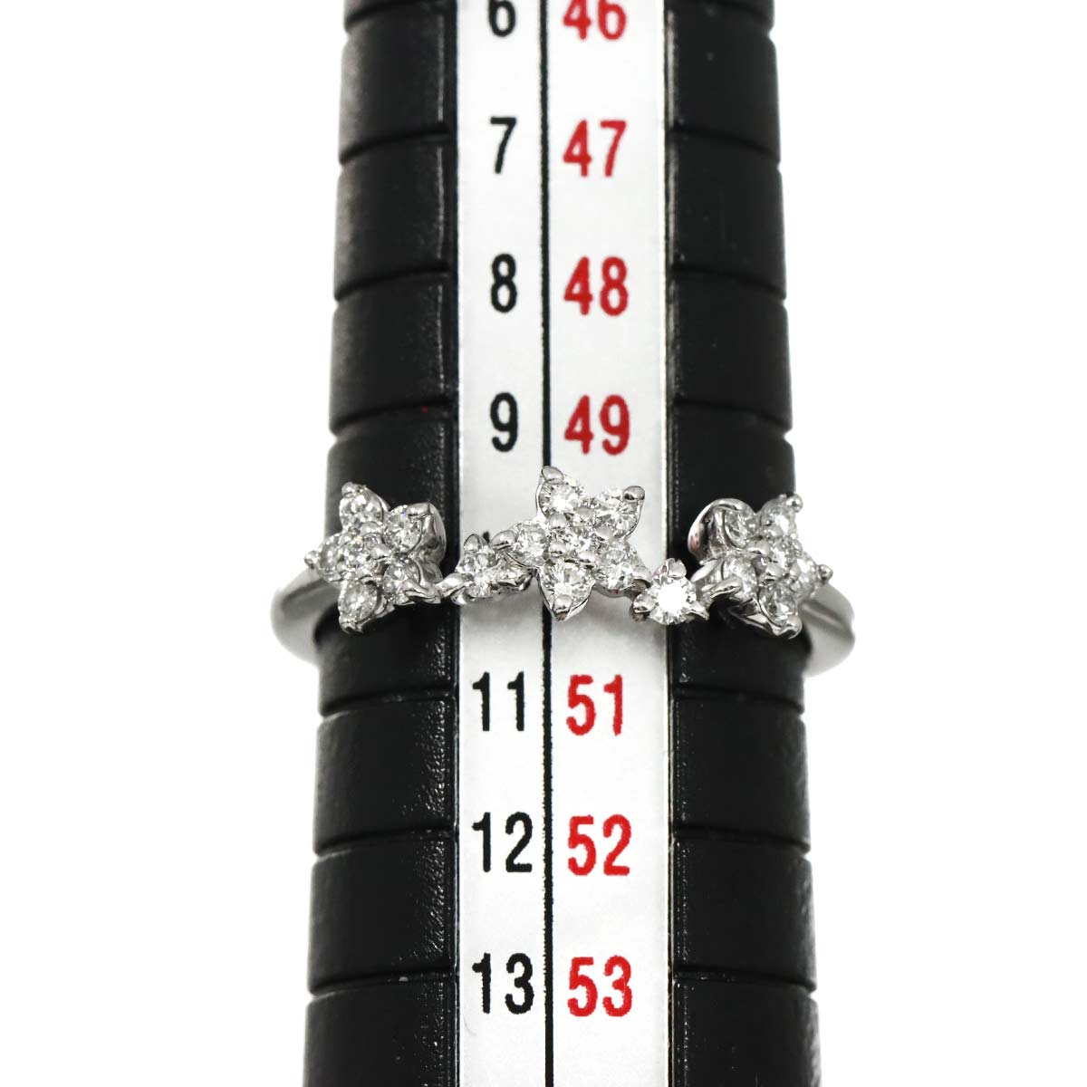 Diamond 0.30ct Ring 18K WG 750 Size5.25(US)