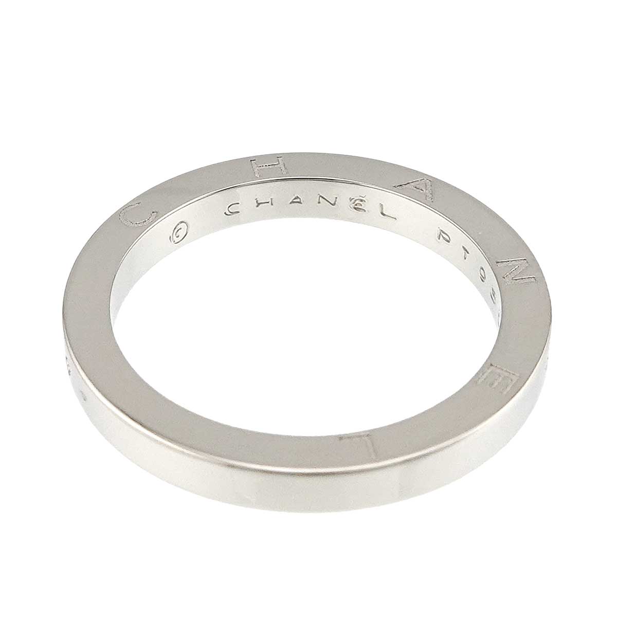 Signature Ring Pt Platinum Size9.75-10(US)