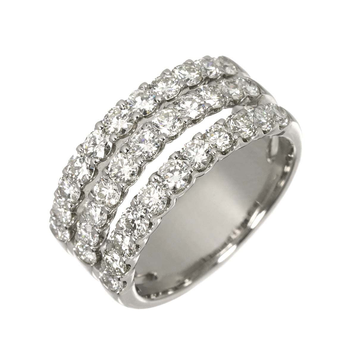 Diamond 2.00ct Ring Pt Platinum size6.75(US)