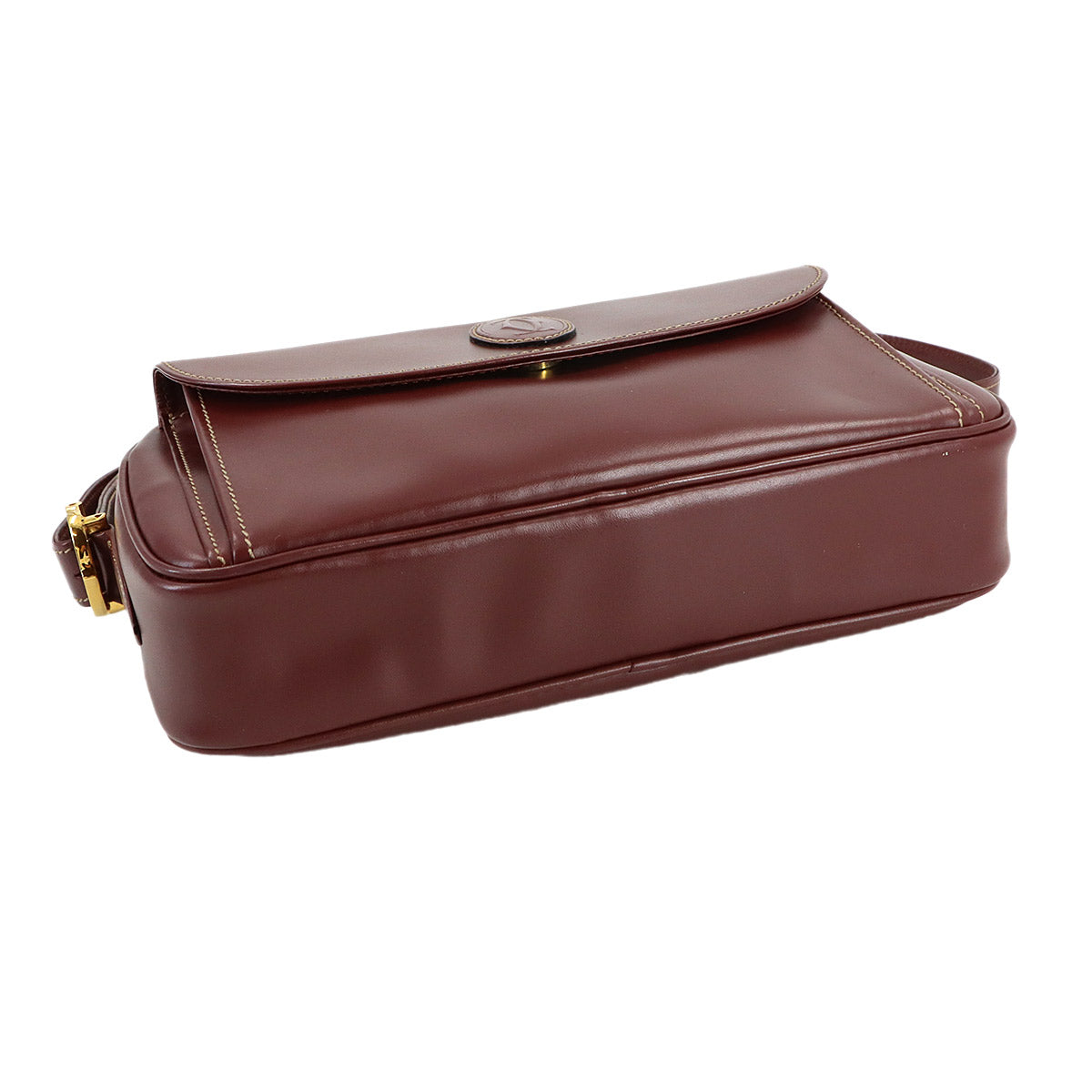 Must Line Shoulder Bag Leather Bordeaux Purse