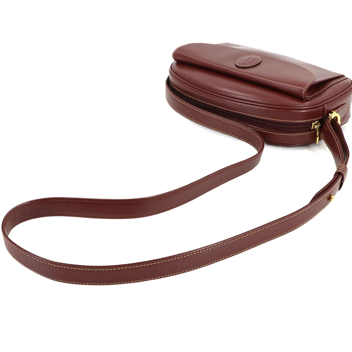 Must Line Shoulder Bag Leather Bordeaux Purse
