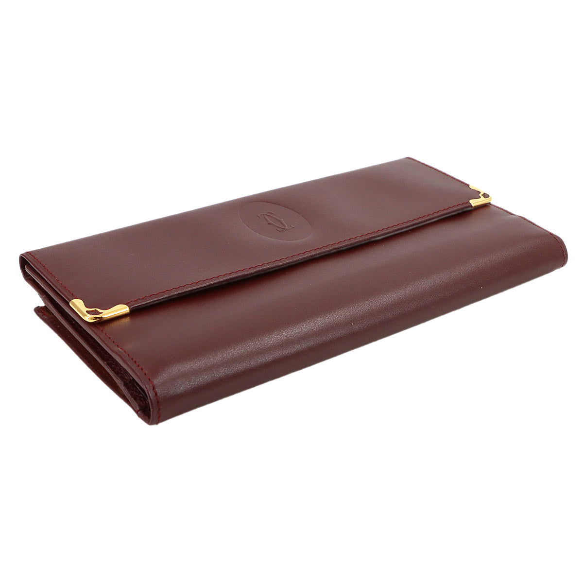 Must Line Long Wallet Leatherr Bordeaux Purse