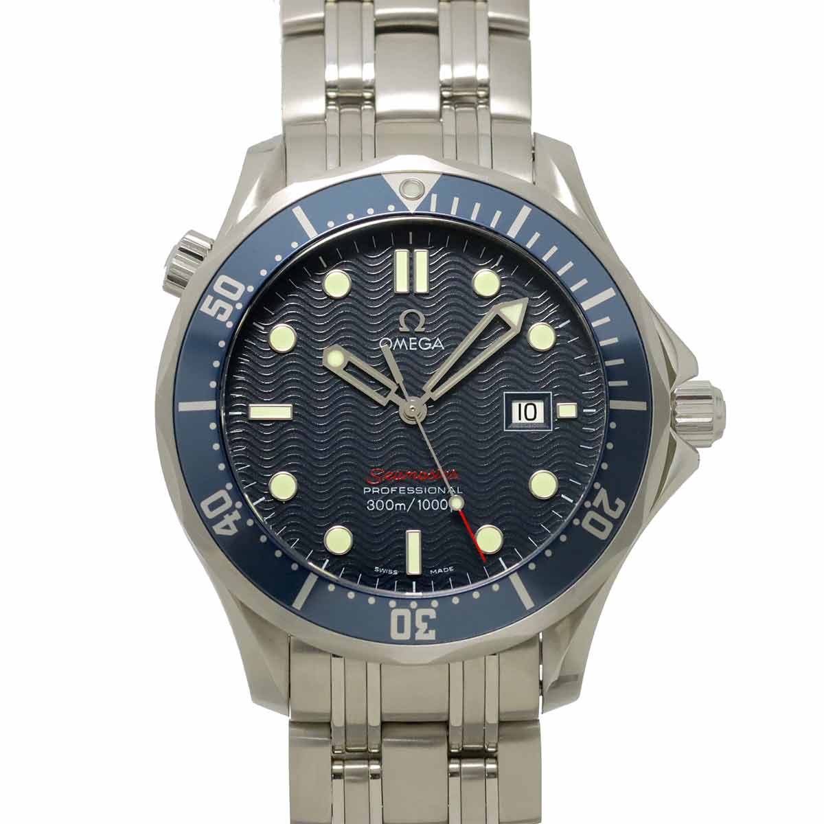 Seamaster Professional 2221 80 300m Quartz Blue Dial Mens