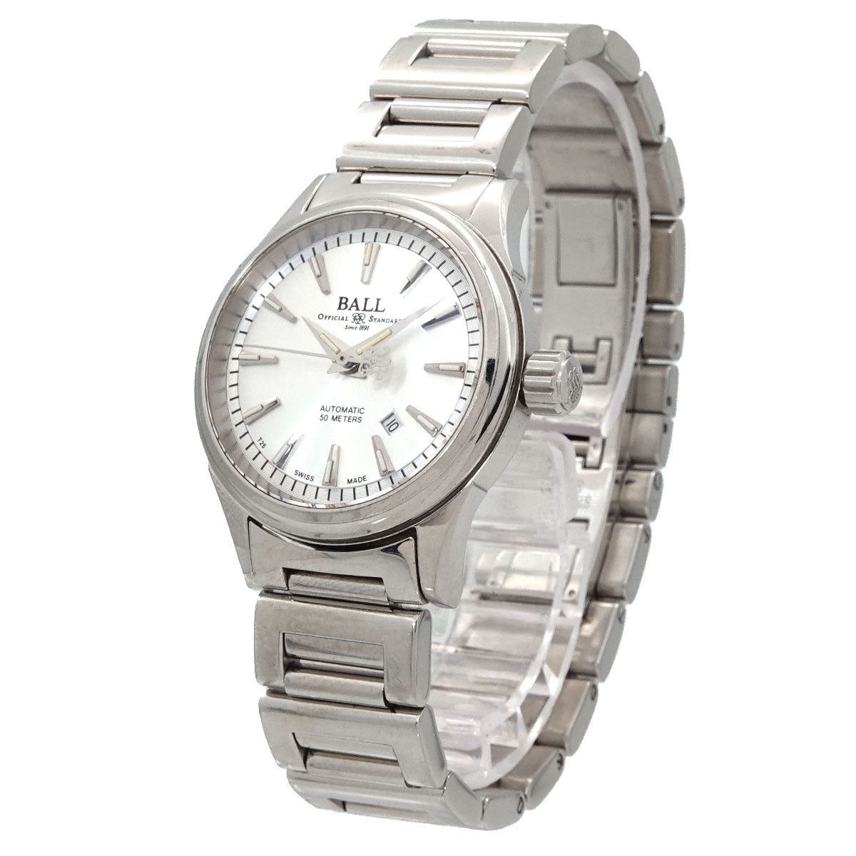 Victory NL2098C Silver Dial Automatic Ladies Watch