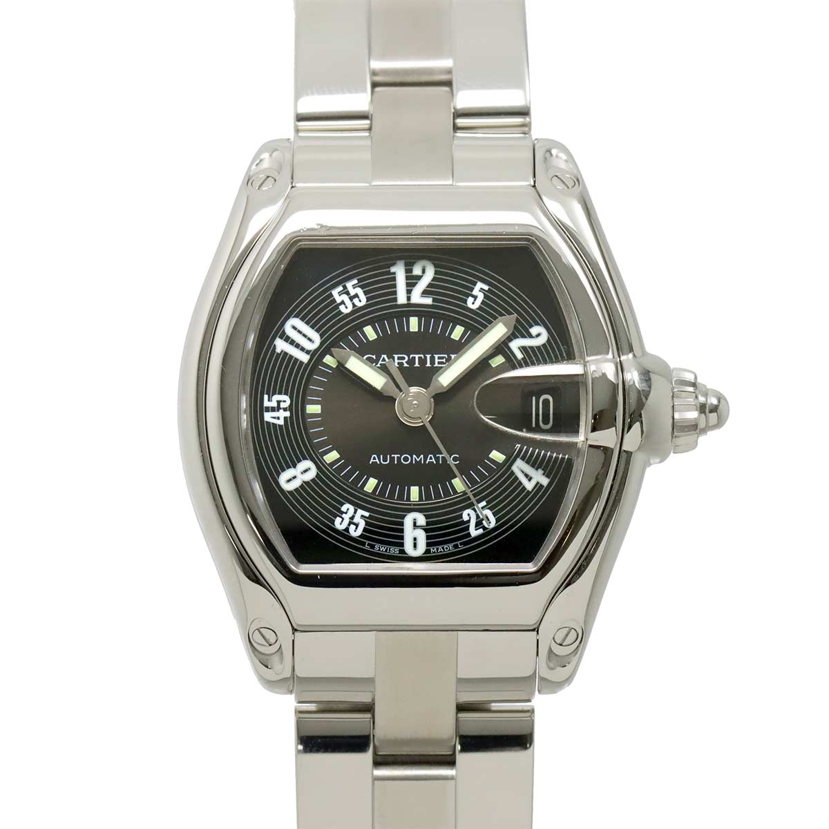 Roadster LM W62001V3 Date Automatic Black Dial Mens Watch