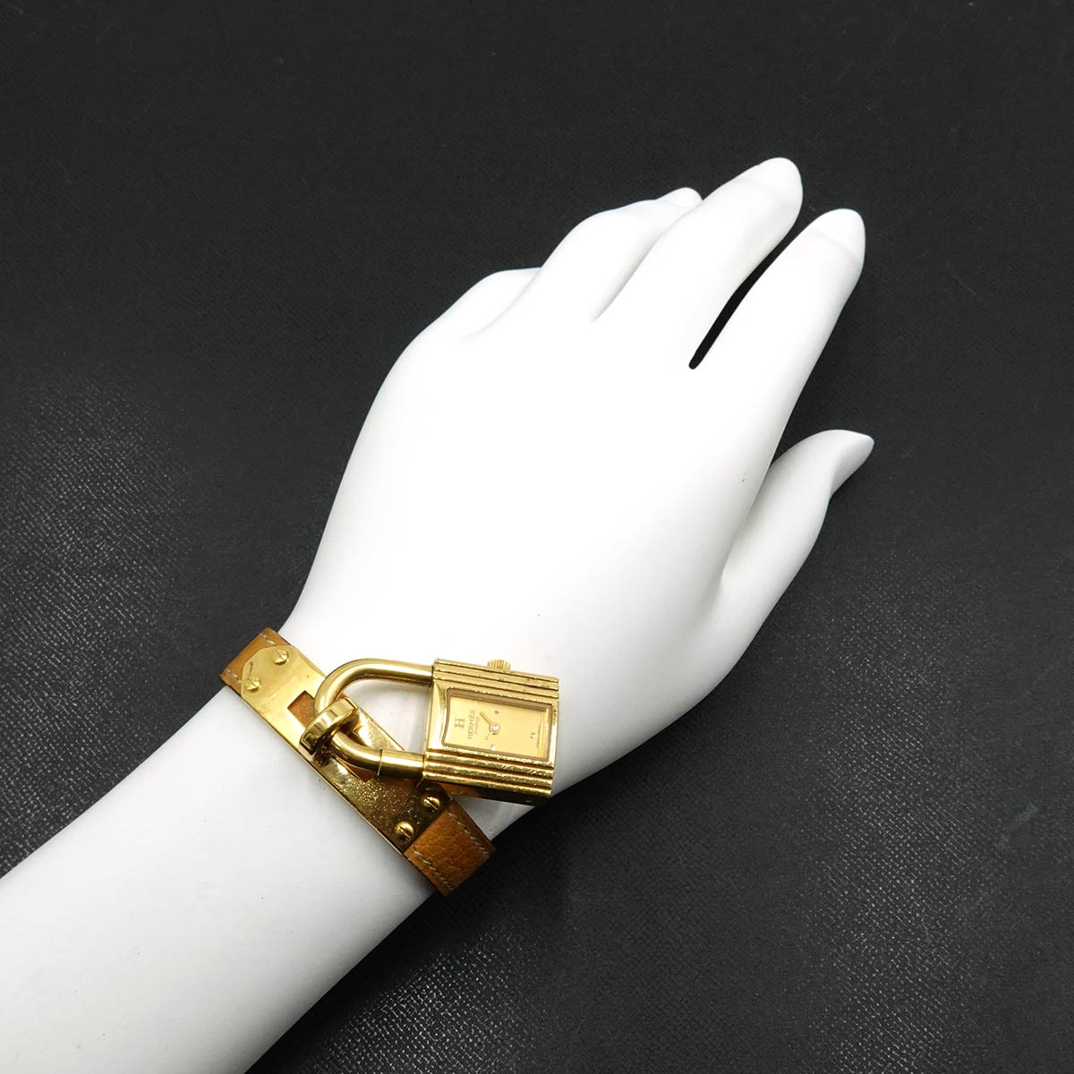 Kelly Watches Quartz Gold Dial Vintage Cadena Ladies Watch