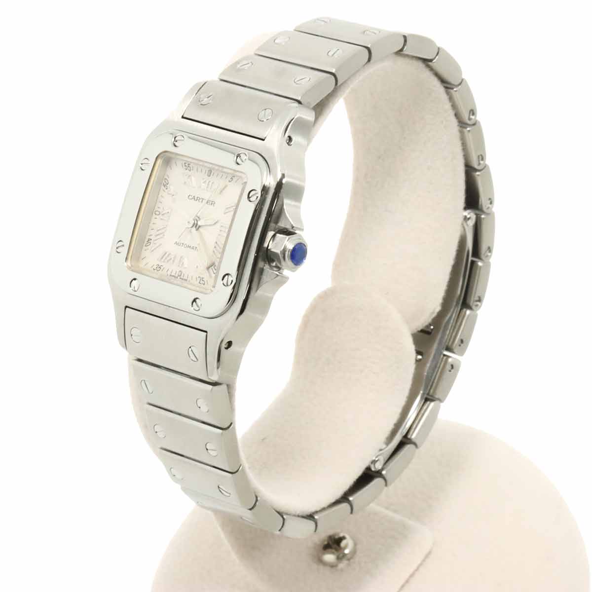 Santos Galbee SM W20044D6 Silver Dial Automatic Ladies