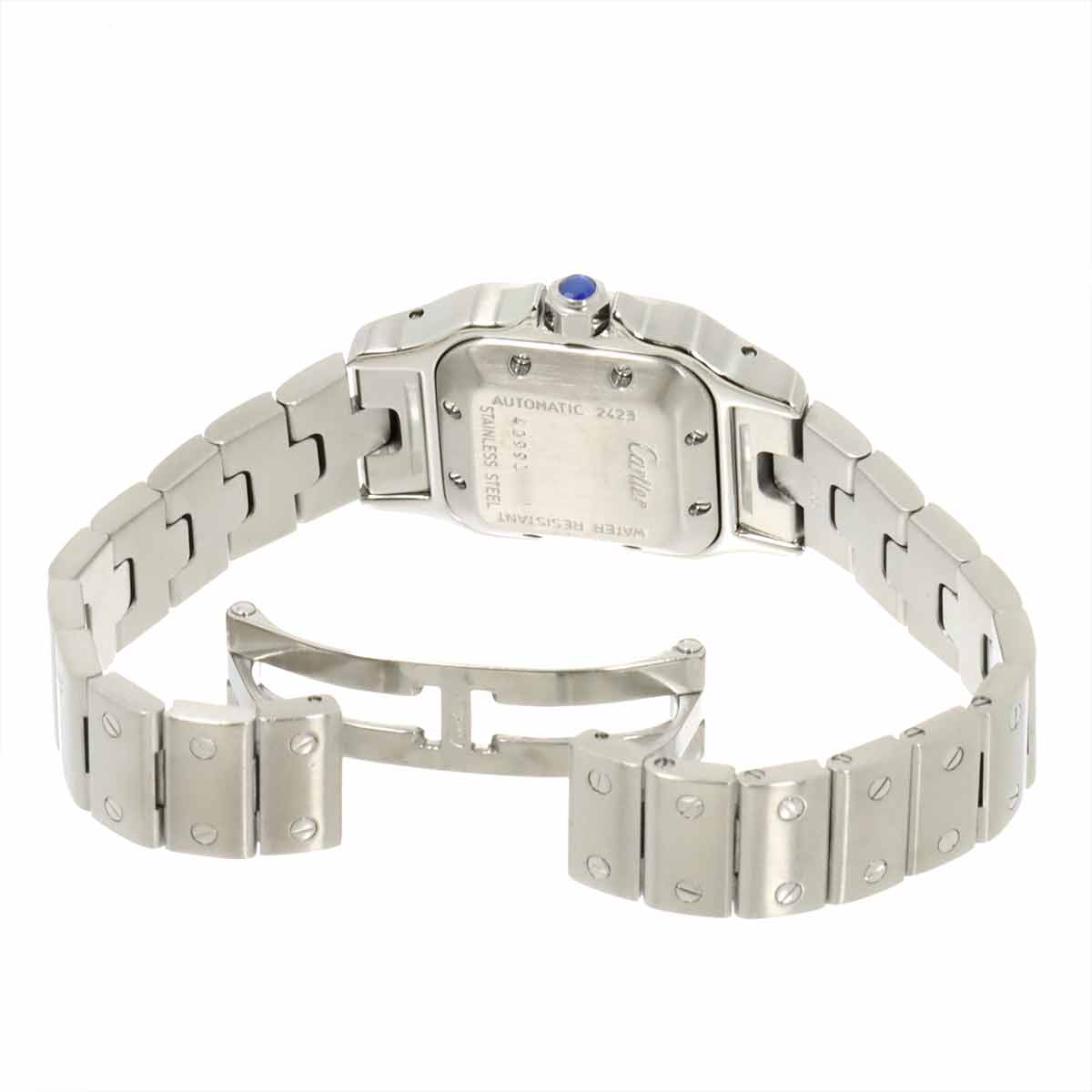 Santos Galbee SM W20044D6 Silver Dial Automatic Ladies