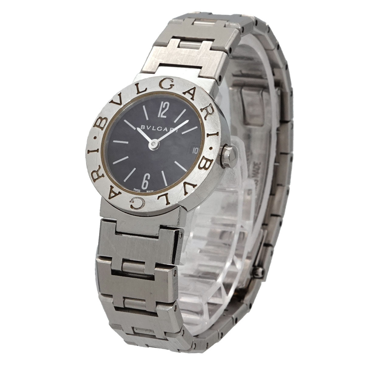 BVLGARIBVLGARI BB23SS Quartz Black Dial Ladies Watch