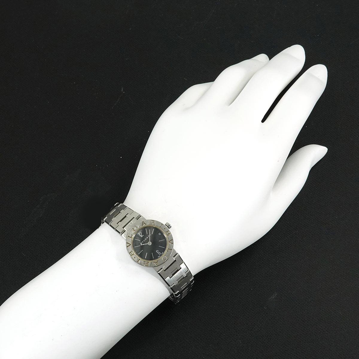BVLGARIBVLGARI BB23SS Quartz Black Dial Ladies Watch