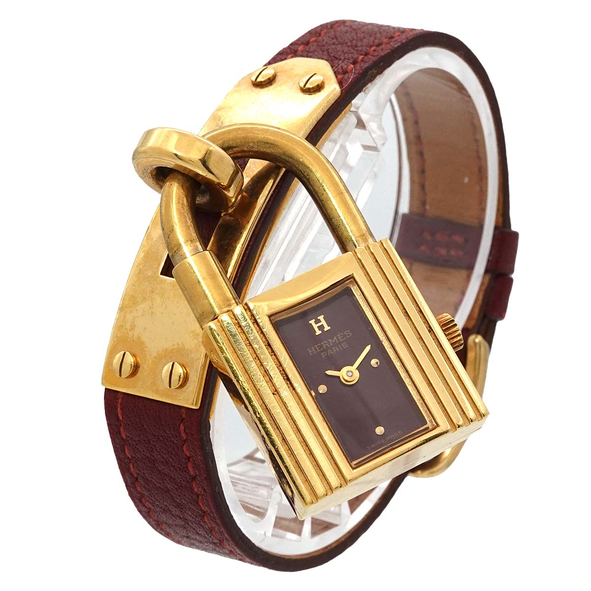 Kelly Watches Quartz bordeaux Dial Vintage Cadena Ladies
