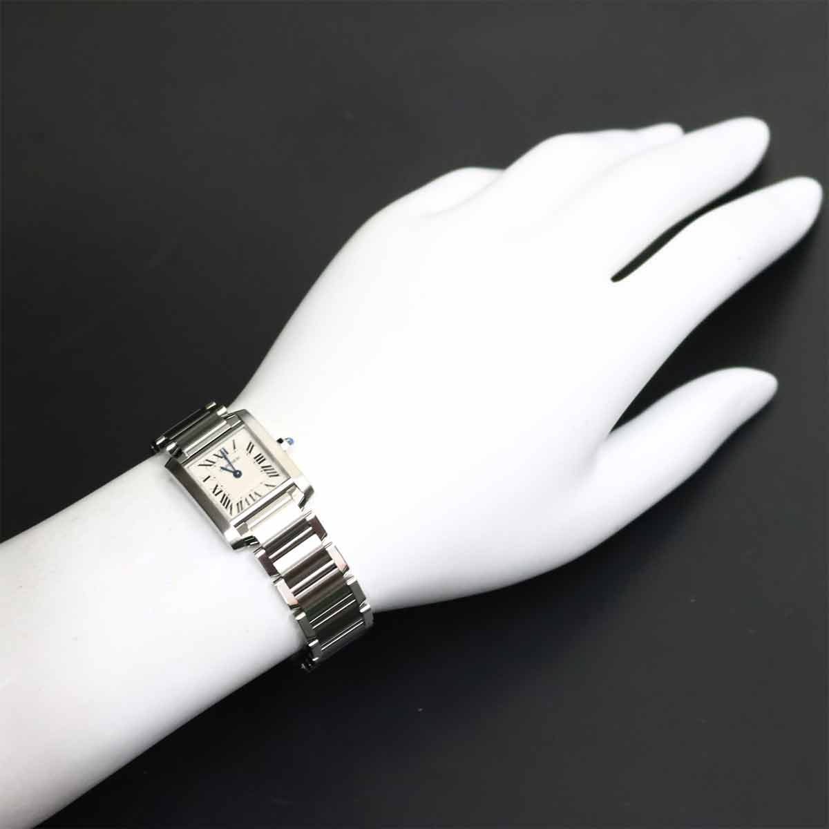 Tank Francaise SM W51008Q3 Quartz Cream Dial Ladies Watch