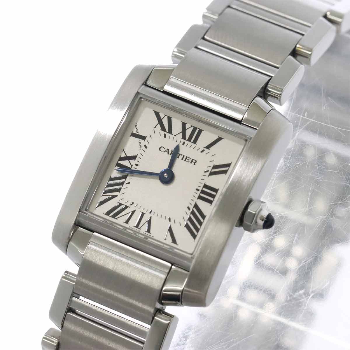 Tank Francaise SM W51008Q3 Quartz Cream Dial Ladies Watch