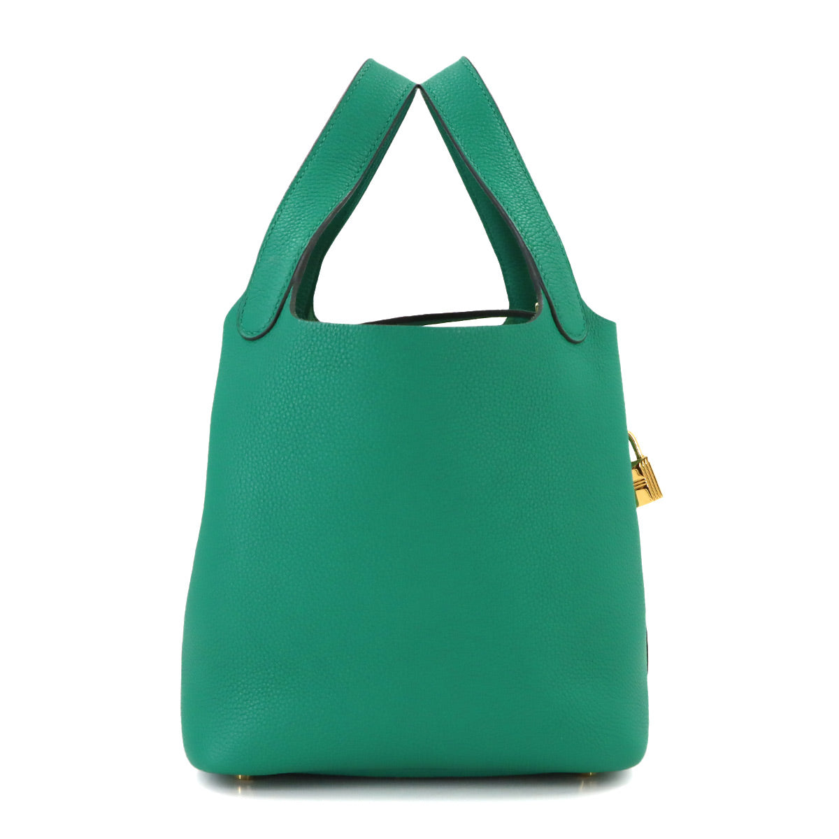 Picotin Lock 18 PM Hand Bag Taurillon Maurice Vert Jade Purse