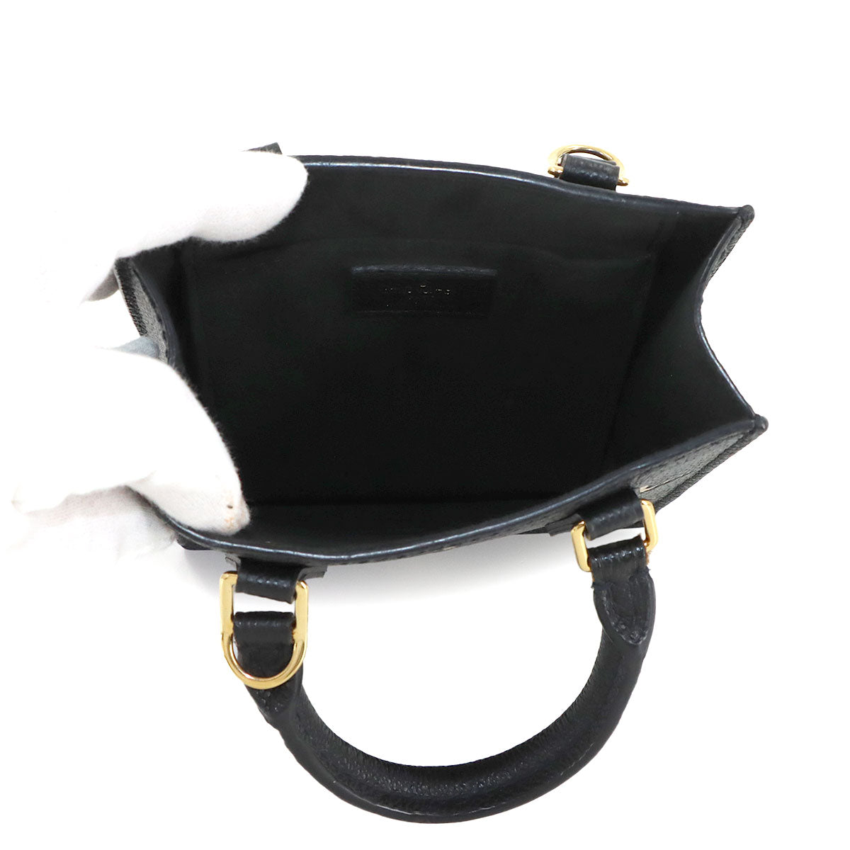 Monogram Empreinte Petit Sac Plat Black Beige M57937