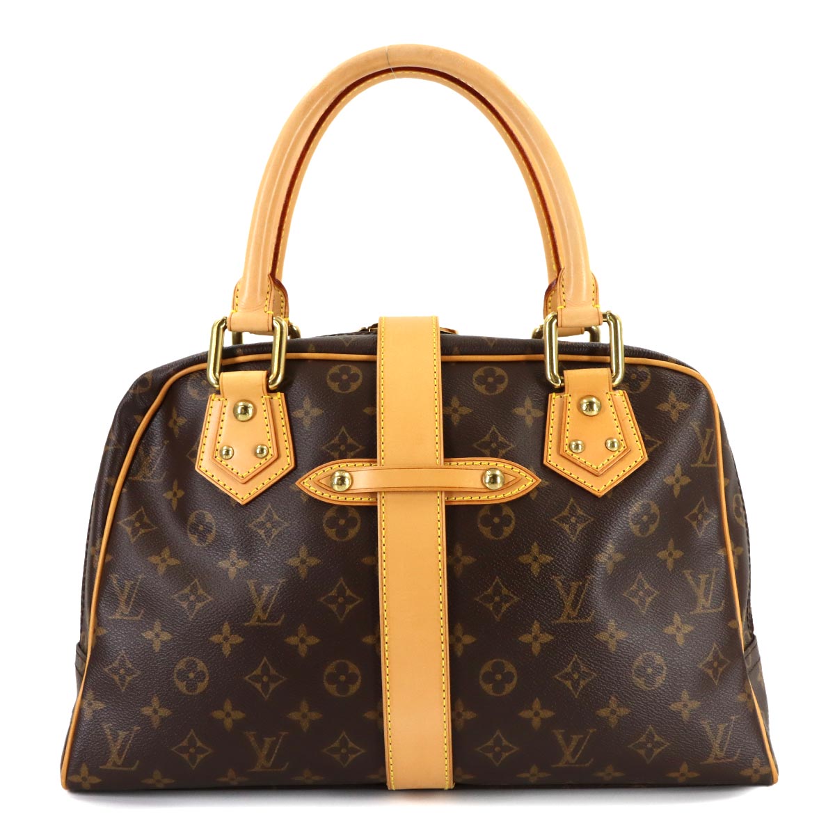 Monogram Manhattan GM Hand Bag Brown M40025 Purse
