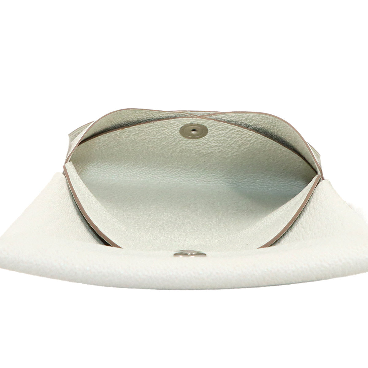 Calvi Duo Card Case Chevre Mushroom